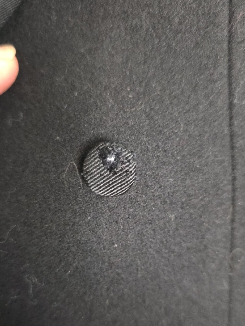 Ralph Lauren Black Cropped Tuxedo Blazer with Peak Lapel 100% Wool - Picture 4 of 11